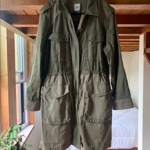 Gap two toned utility jacket